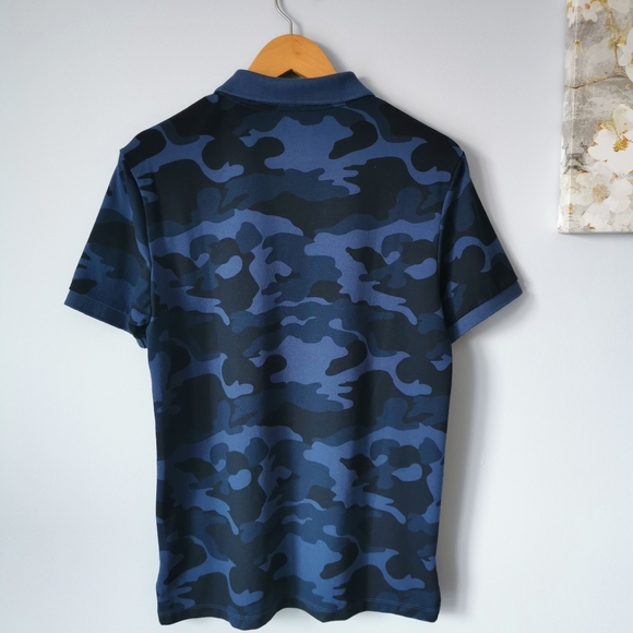 OLD NAVY men's short sleeve polo shirt camouflage - Picture 3 of 8